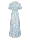 Kanza Rose Field Dress - Light Blue