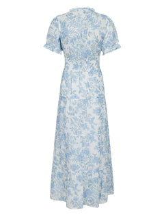 Kanza Rose Field Dress - Light Blue