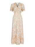 Kanza Rose Field Dress - Dusty Yellow