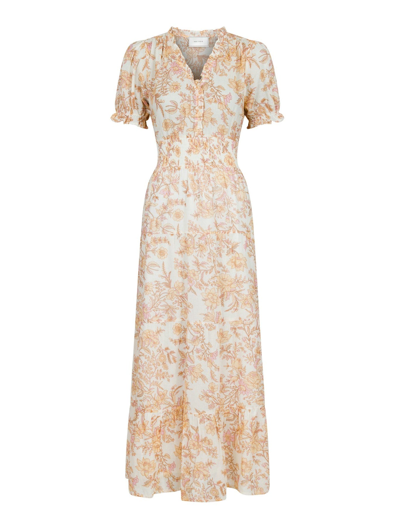 Kanza Rose Field Dress - Dusty Yellow