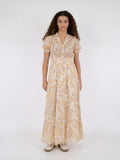 Kanza Rose Field Dress - Dusty Yellow