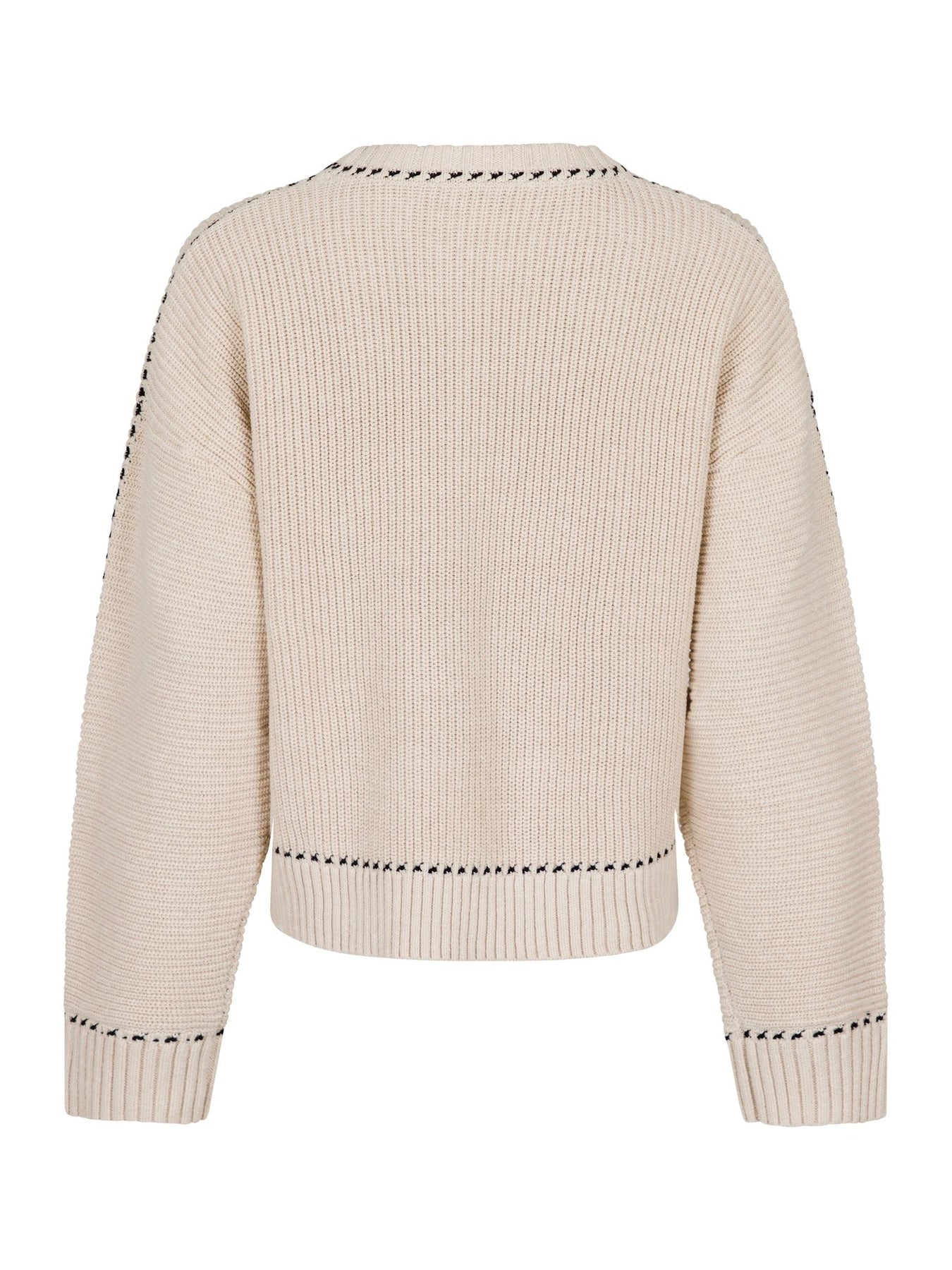 Detri Soft Knit Blouse - Sand