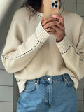 Detri Soft Knit Blouse - Sand