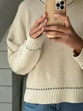 Detri Soft Knit Blouse - Sand