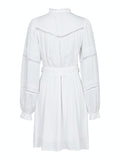 Ditte Satin Dress - White