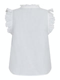 Siona Linen Top - White