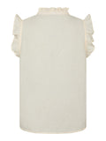 Siona Linen Top - Ljusgul