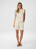 Siona Linen Top - Ljusgul