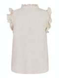 Siona Linen Top - Sand