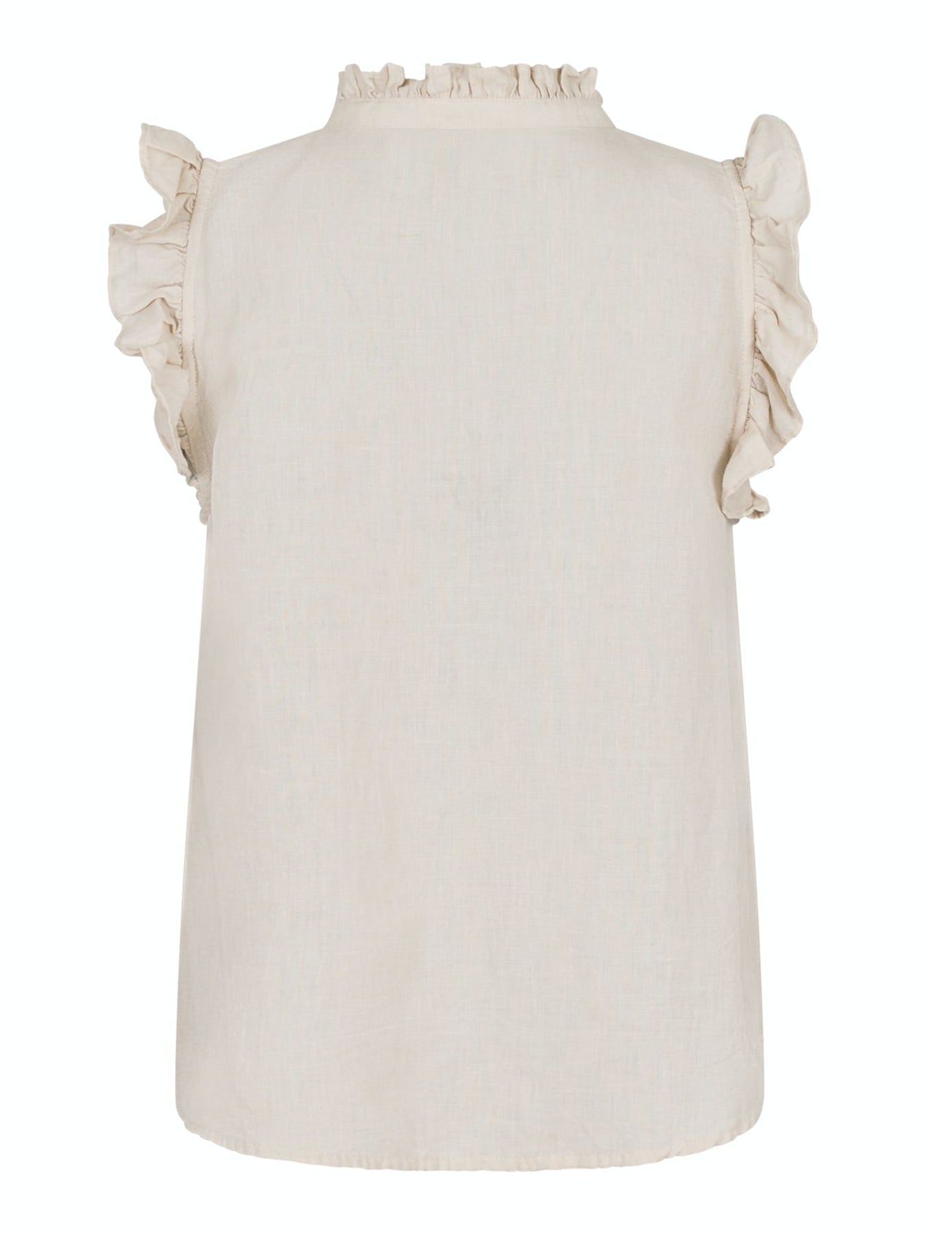Siona Linen Top - Sand