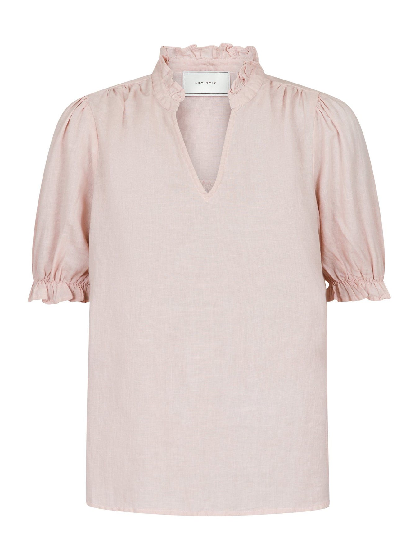 Odesa Linen Blouse - Rose Smoke