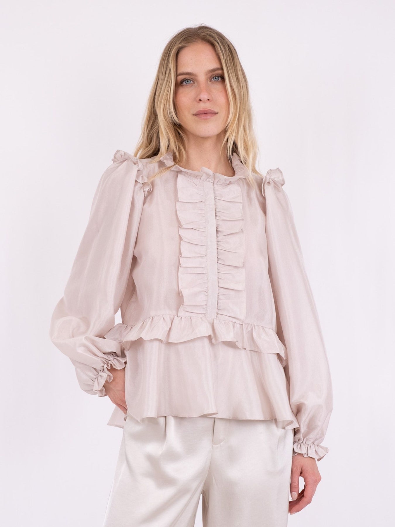 Hawaii Solid Blouse - Ivory