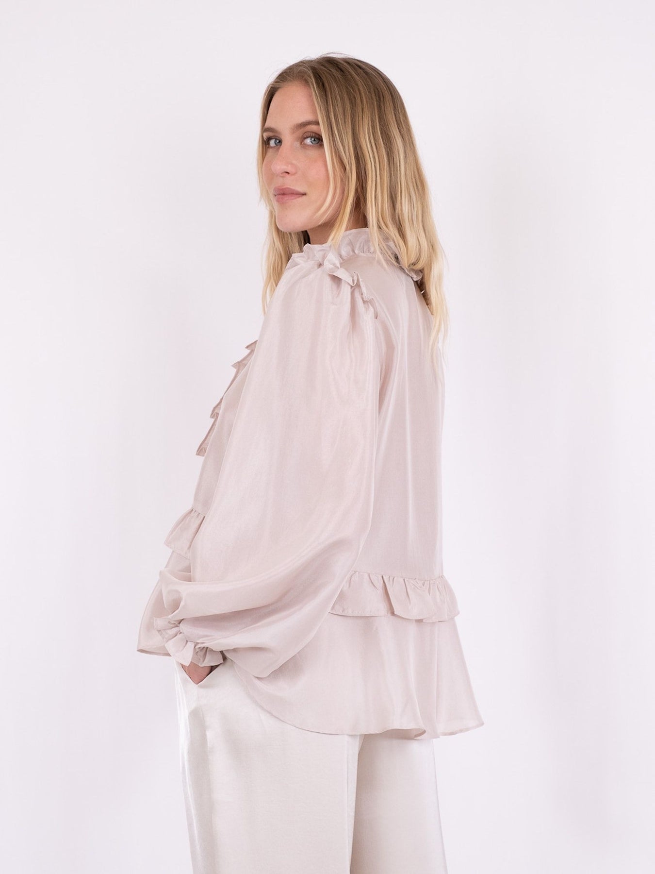 Hawaii Solid Blouse - Ivory