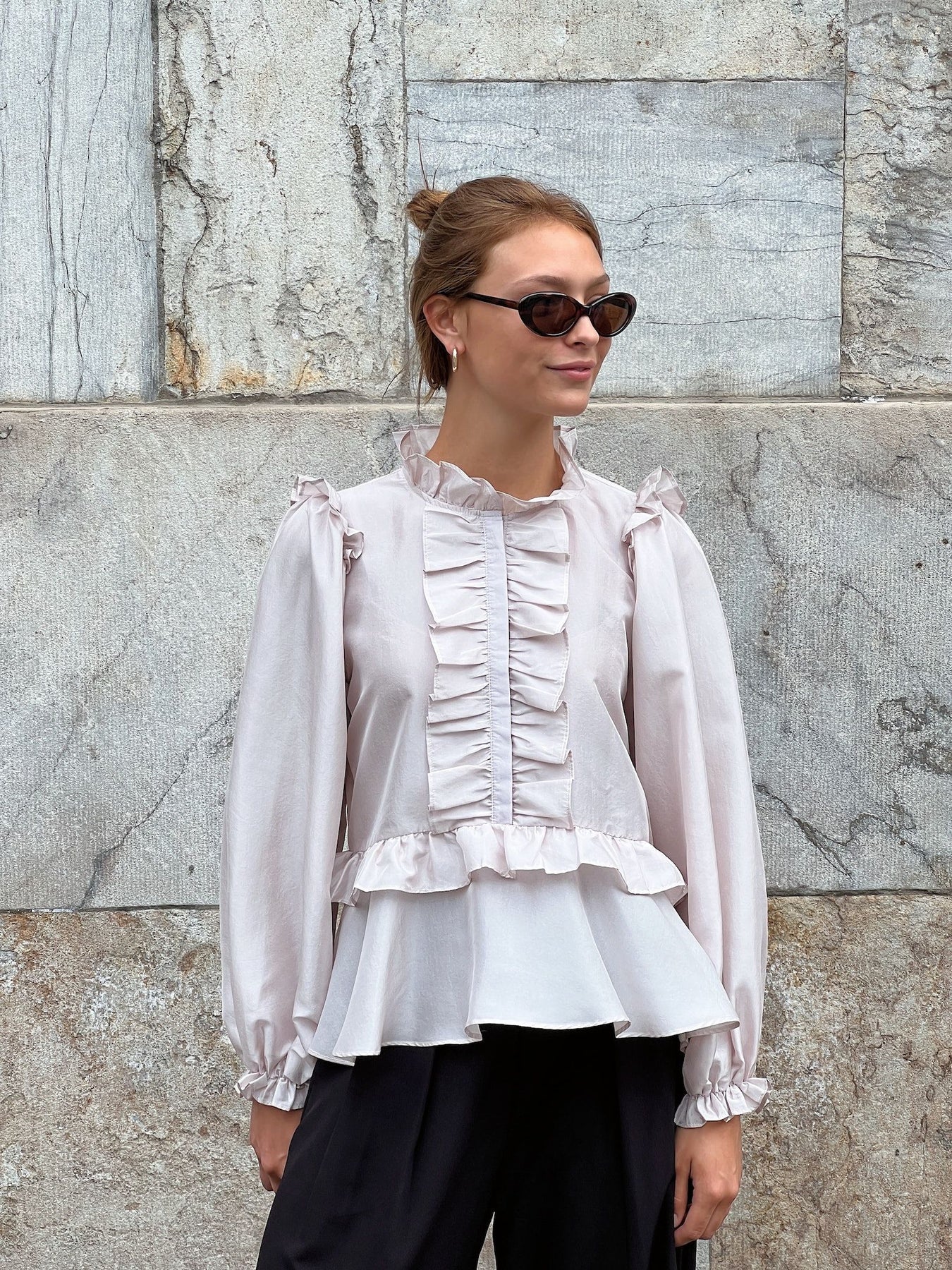 Hawaii Solid Blouse - Ivory