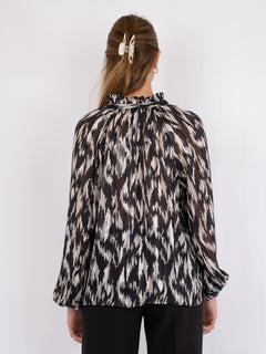 Cobie Cheer Vibe Blouse - Black