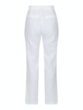 Alice Heavy Linen Pants - White