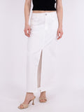 Frankie Denim Skirt - Off White