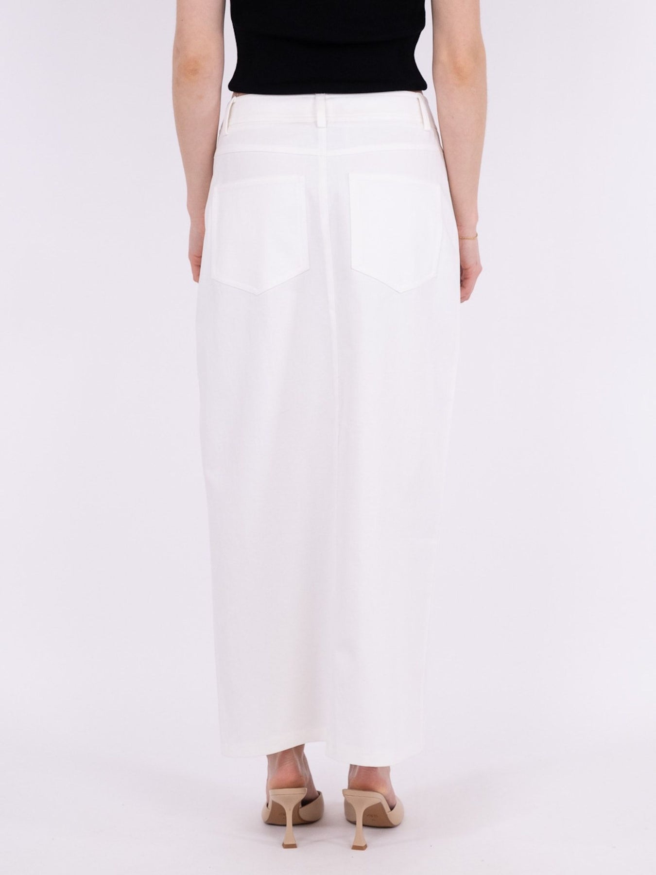 Frankie Denim Skirt - Off White