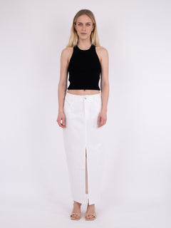 Frankie Denim Skirt - Off White