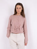 Molina Heavy Knit Cardigan - Rose Melange