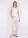 Aza Crochet Knit Top - Off White
