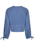 Wanda Stripe Shirt - Blue