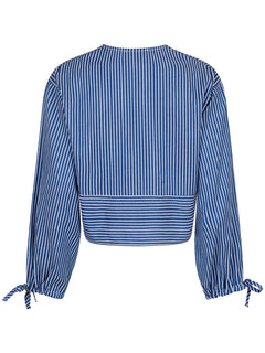 Wanda Stripe Shirt - Blue