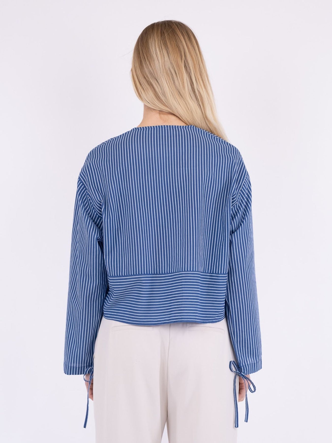 Wanda Stripe Shirt - Blue