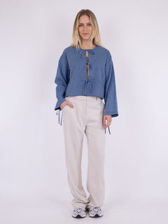 Wanda Stripe Shirt - Blue