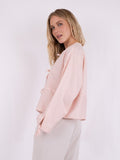 Wanda Stripe Shirt - Light Pink