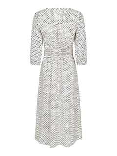 Olana Mini Stitch Dress - Off White