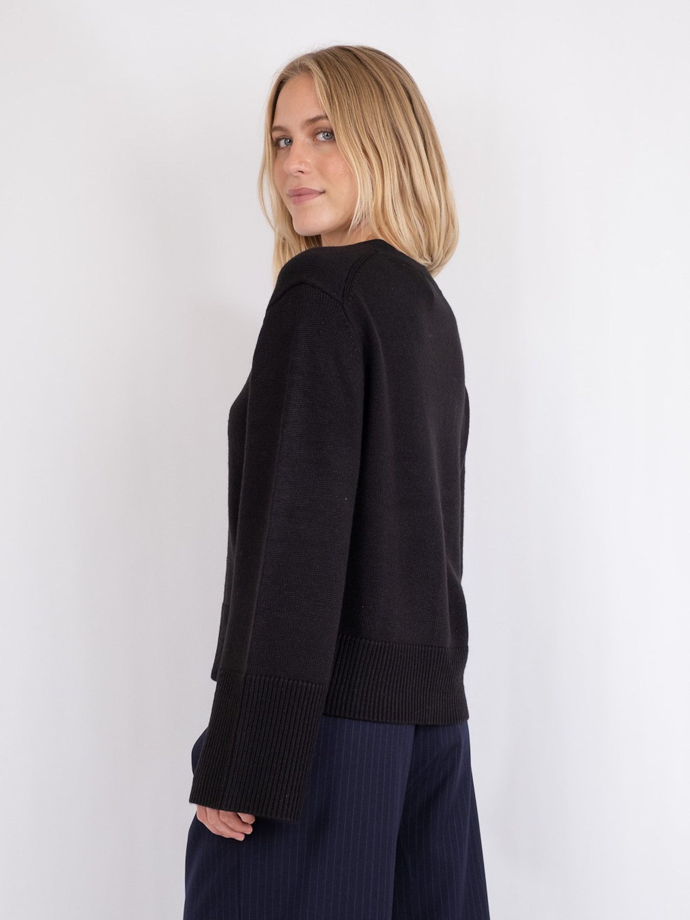 Lotta Knit Cardigan - Black