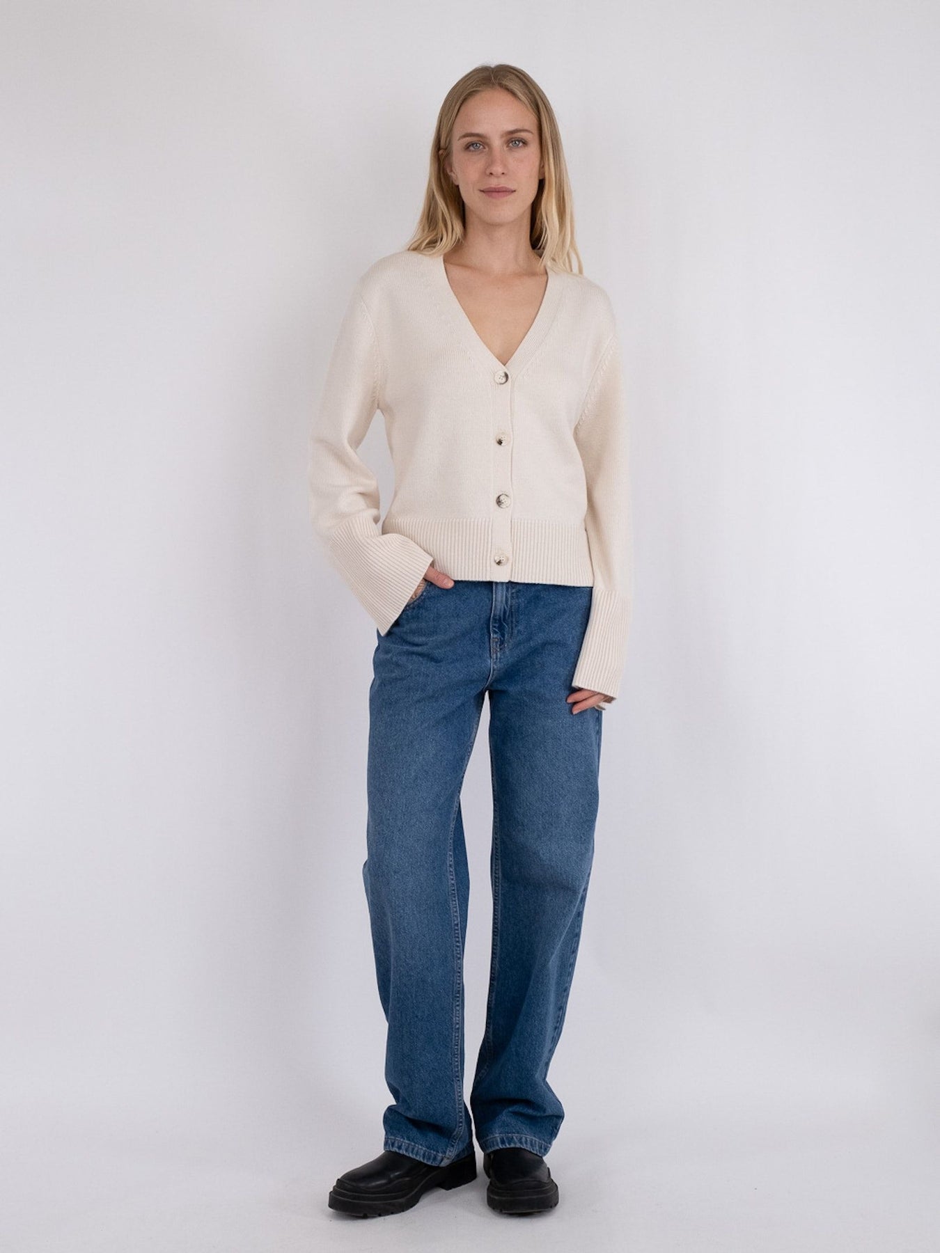 Lotta Knit Cardigan - Ivory