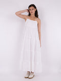 Haily Linen Dress - White