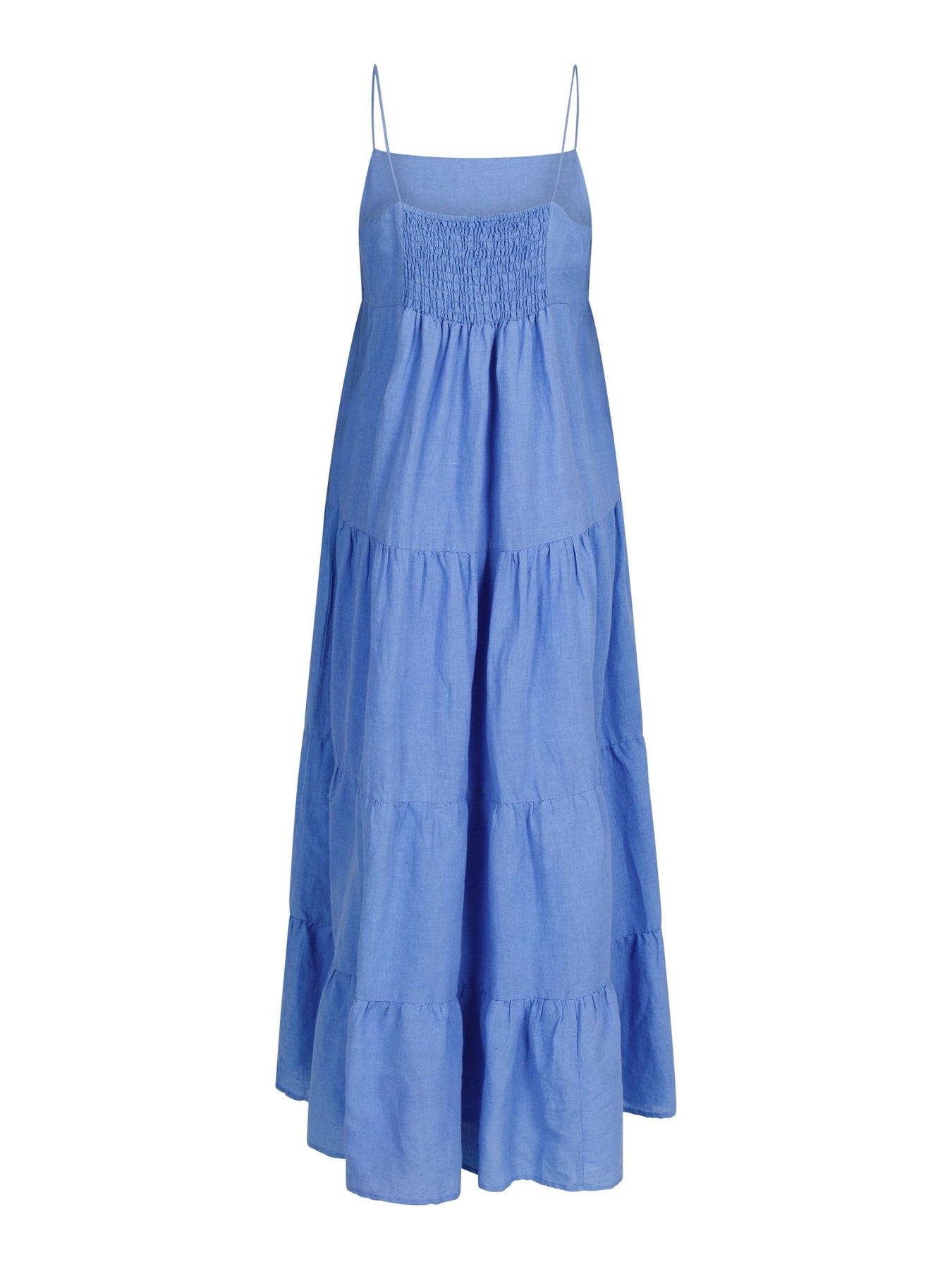 Haily Linen Dress - Dusty Blue