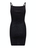 Contima Glitter Knit Dress - Black