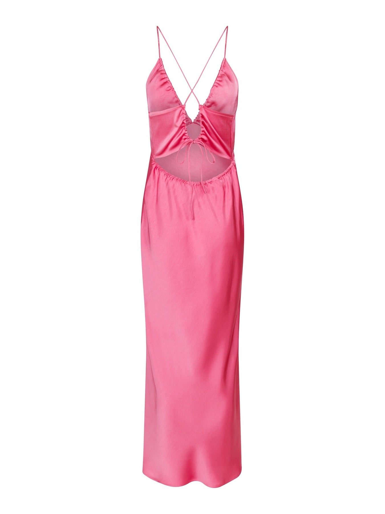 Jolly Heavy Sateen Dress - Pink