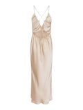 Jolly Heavy Sateen Dress - Champagne