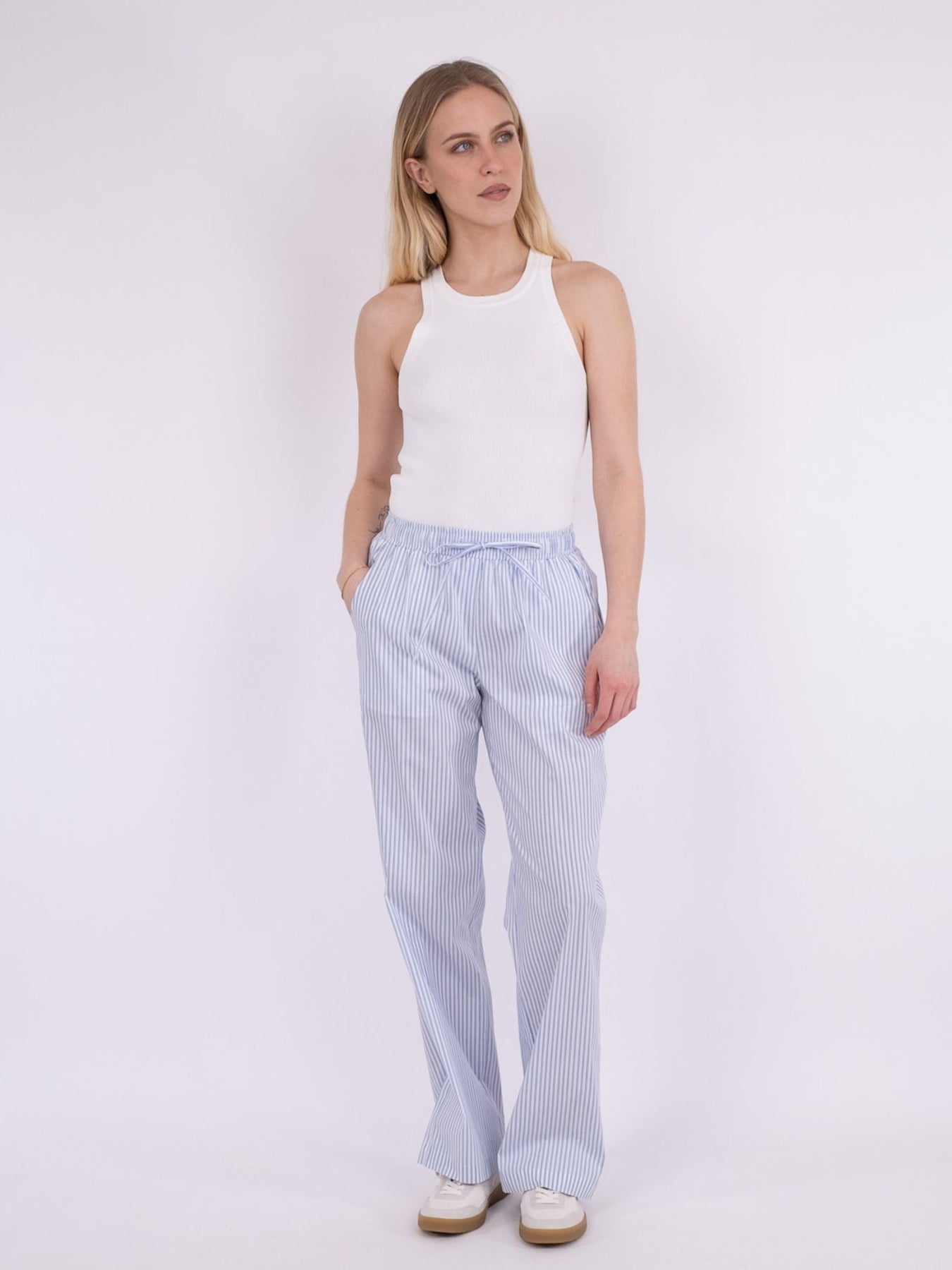 Sonar Classic Stripe Pants - Off White