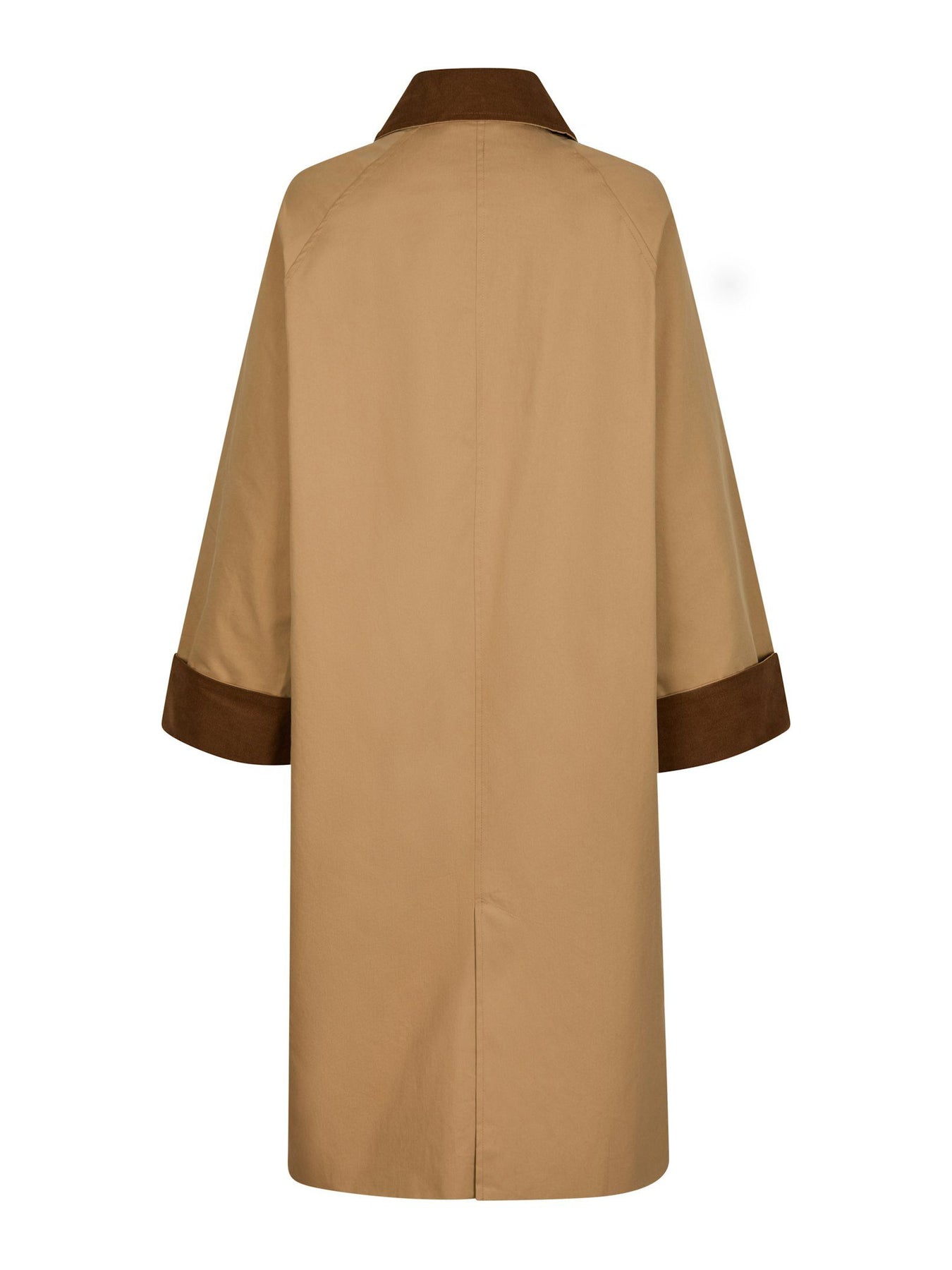 Anneli Cord Coat - Dark Tan
