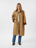 Anneli Cord Coat - Dark Tan