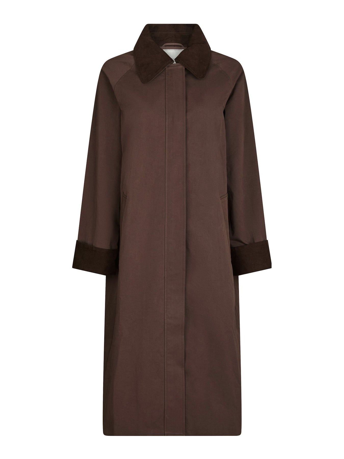 Anneli Cord Coat - Brown