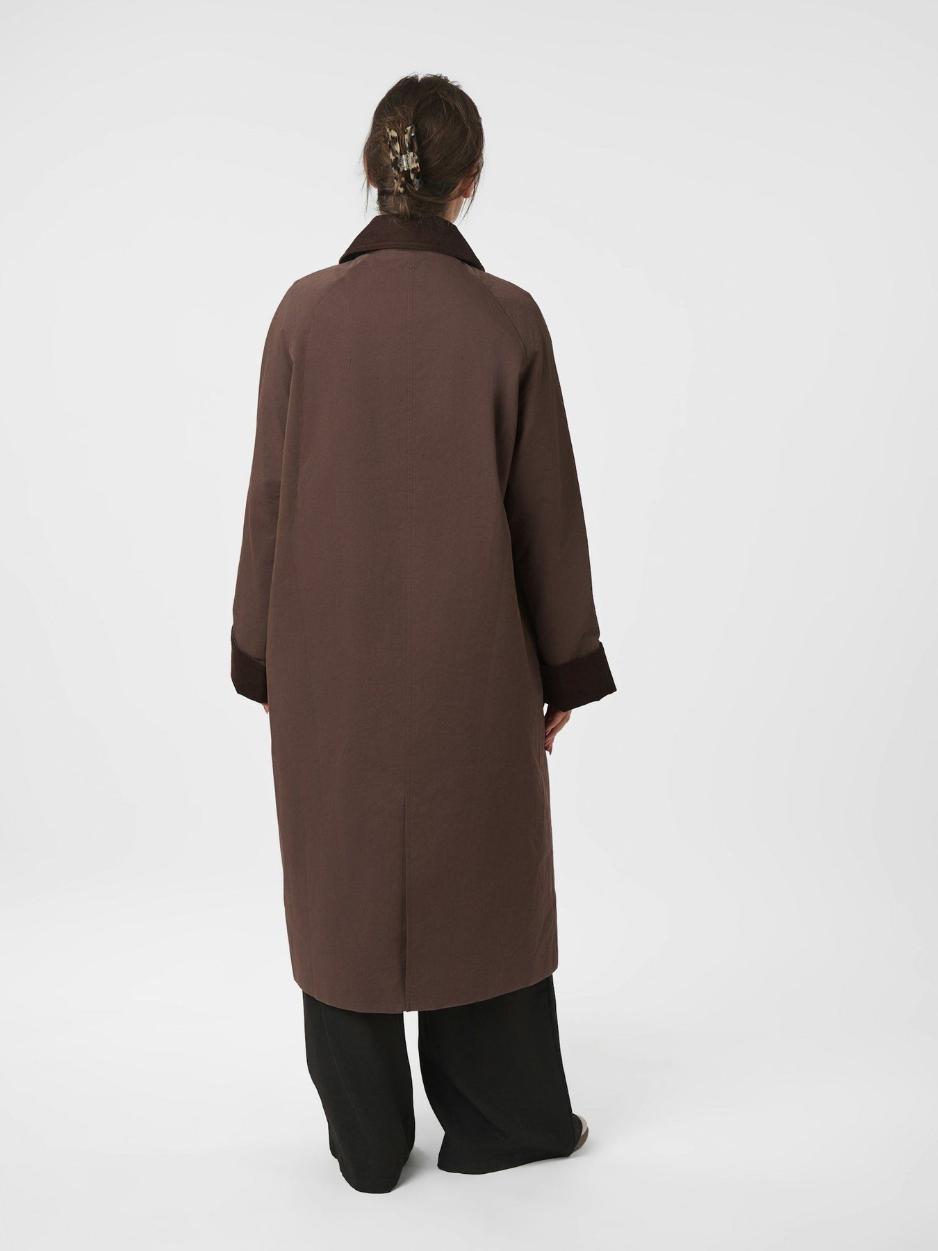 Anneli Cord Coat - Brown