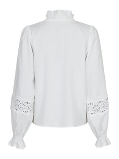 Brielle Insert Blouse - Off White