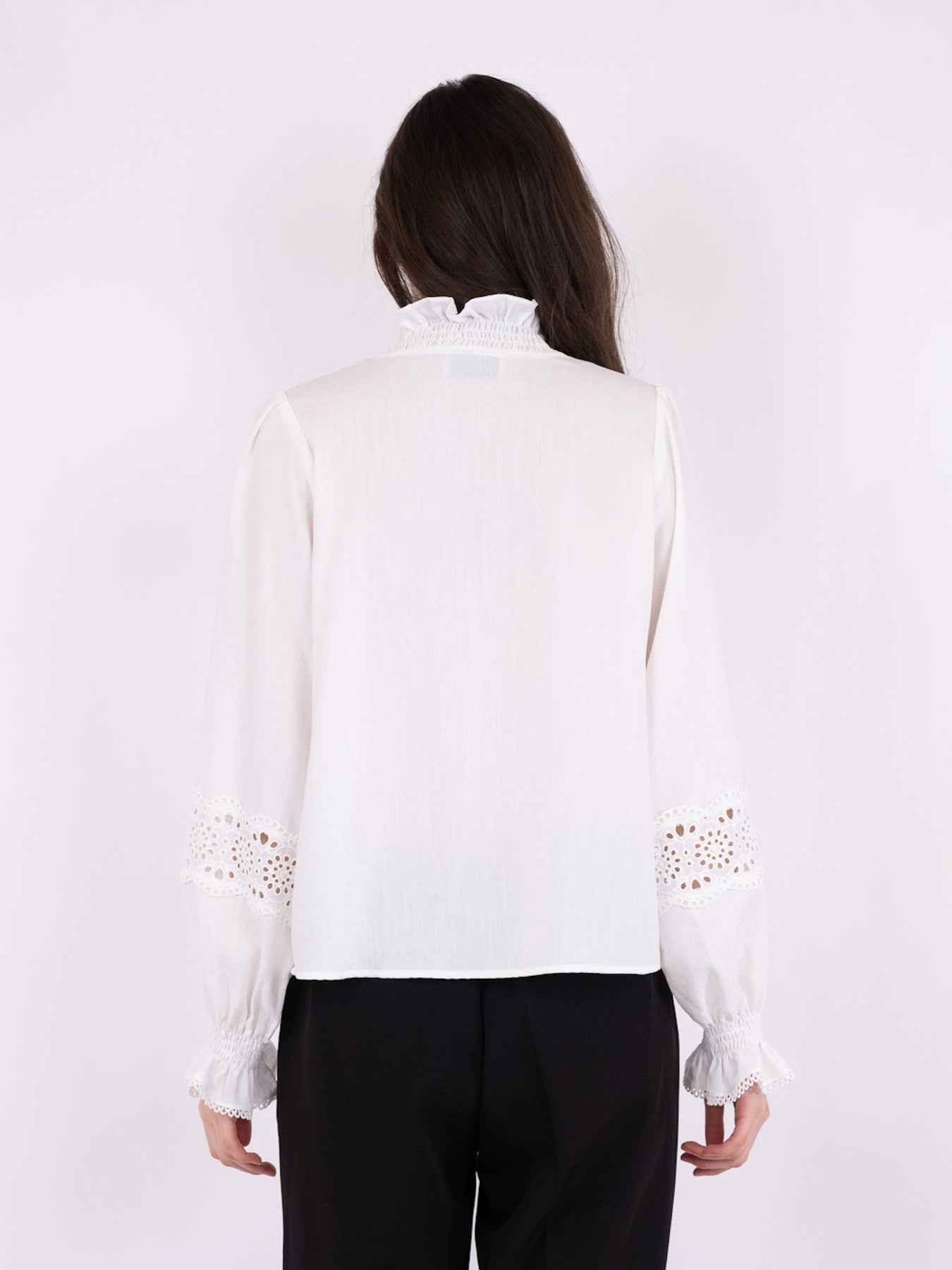 Brielle Insert Blouse - Off White