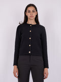 Limone Knit Jacket - Black