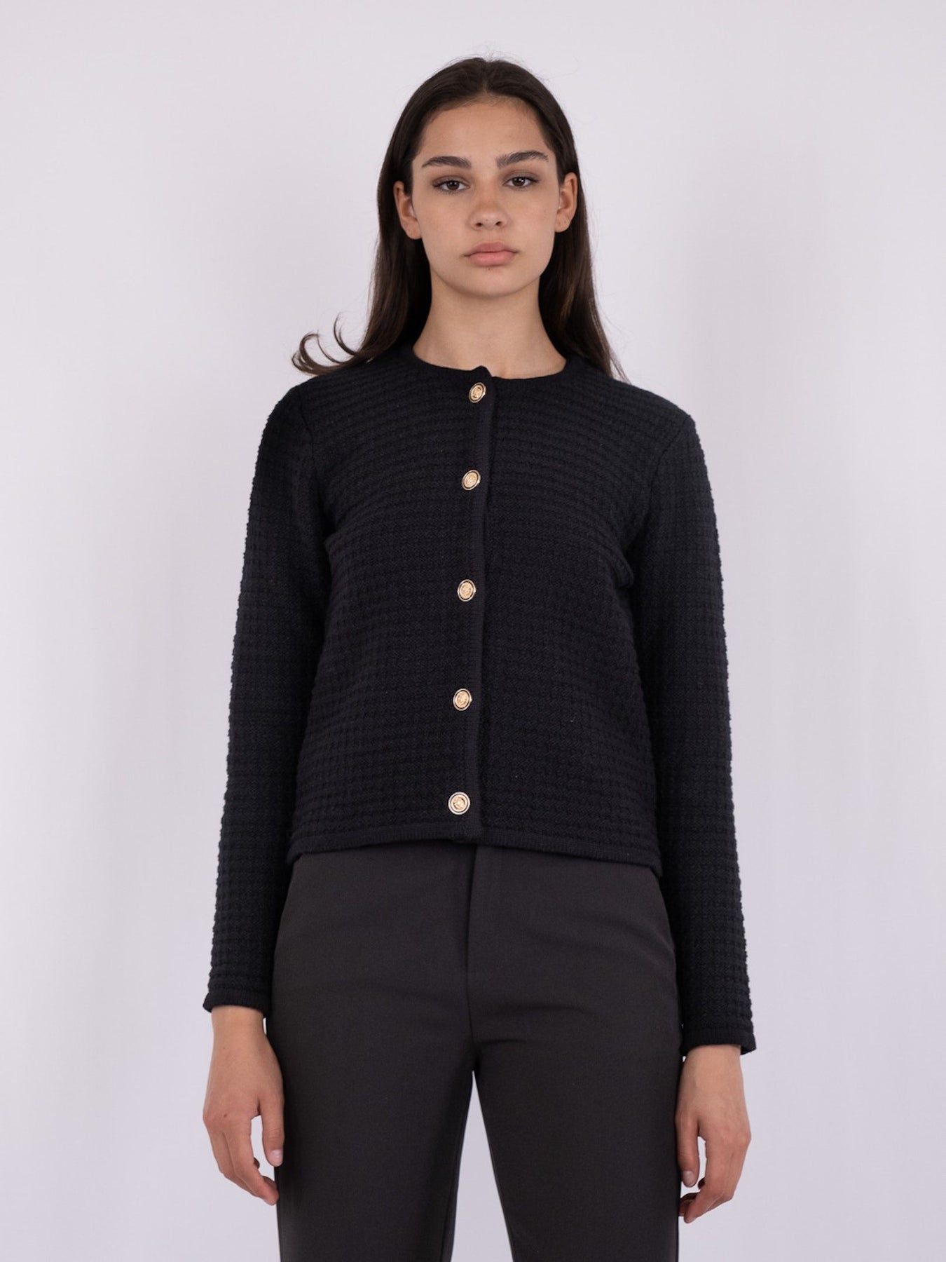 Limone Knit Jacket - Black