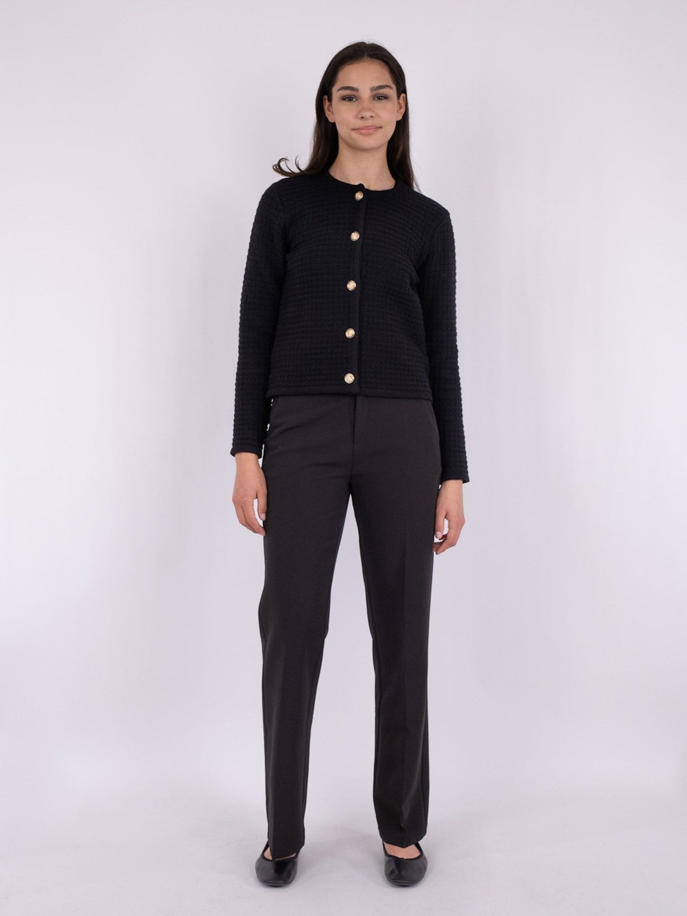 Limone Knit Jacket - Black
