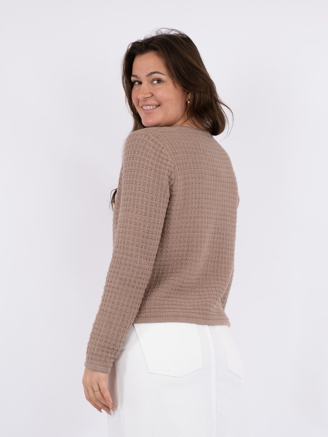 Limone Knit Jacket - Taupe