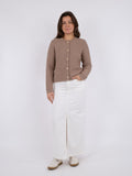Limone Knit Jacket - Taupe